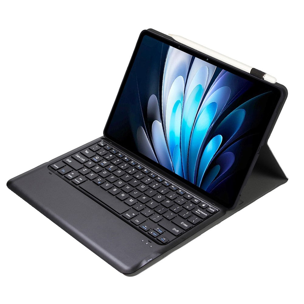 AV14 Leather Case for vivo Pad5 Pro / Pad3 Pro / iQOO Pad2 Pro Tablet Cover + Bluetooth-Compatible Keyboard