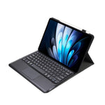 AV14-A Leather Case for vivo Pad5 Pro / Pad3 Pro / iQOO Pad2 Pro Tablet Cover + Touchpad Bluetooth-Compatible Keyboard