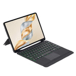 TH28-AS For Honor Pad X9 Pro / Pad X9a Backlit Touchpad Bluetooth-Compatible Keyboard Leather Case