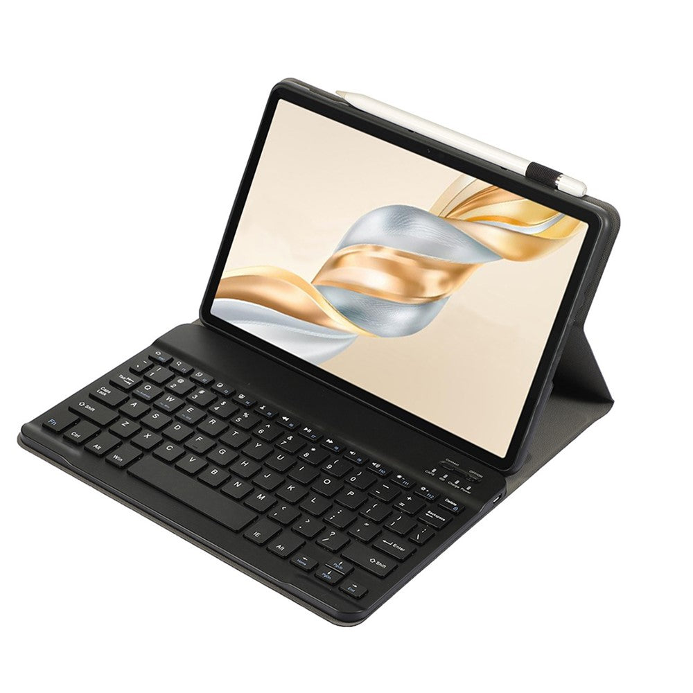 AH28 For Honor Pad X9a / X9 Pro Aftageligt Bluetooth-kompatibelt tastatur i læder + TPU tablet cover
