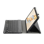 AH28 For Honor Pad X9a / X9 Pro Aftageligt Bluetooth-kompatibelt tastatur i læder + TPU tablet cover