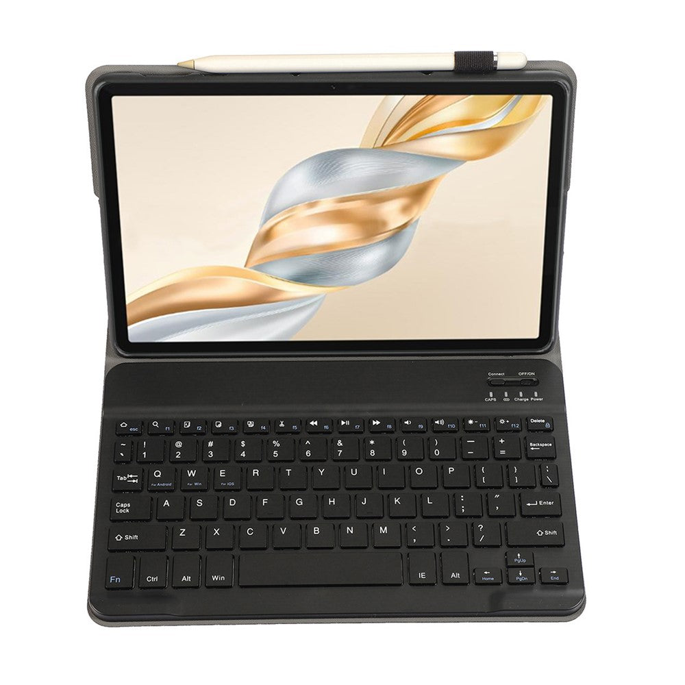 AH28 For Honor Pad X9a / X9 Pro Aftageligt Bluetooth-kompatibelt tastatur i læder + TPU tablet cover
