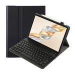 AH28 For Honor Pad X9a / X9 Pro Aftageligt Bluetooth-kompatibelt tastatur i læder + TPU tablet cover