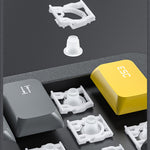 IMICE AN-800 99 Taster 2.4G + Bluetooth-kompatibelt trådløst tastatur saksekontakt genopladeligt tastatur