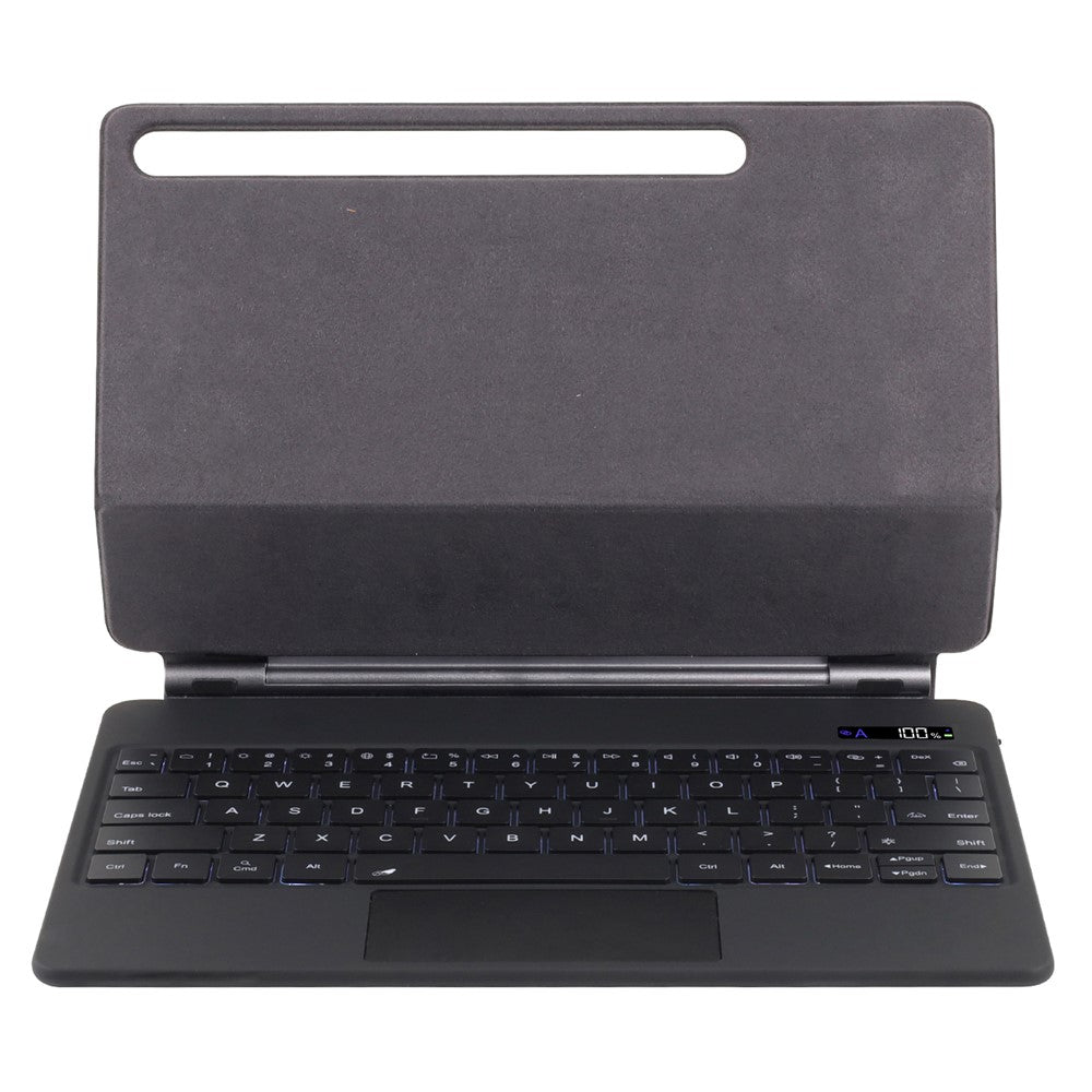 Bluetooth-kompatibelt tangentbordsfodral för Samsung Galaxy Tab S9 FE X510 X516 / S9 X710 X716B X718U / S8 X700 X706 / S7 T870 med styrplatta och bakgrundsbelysning