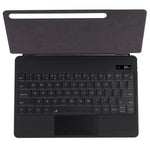 Bluetooth-kompatibelt tangentbordsfodral för Samsung Galaxy Tab S9 FE X510 X516 / S9 X710 X716B X718U / S8 X700 X706 / S7 T870 med styrplatta och bakgrundsbelysning