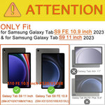 Til Samsung Galaxy Tab S9 FE / Tab S9 X710 / 716B / 718U Flydende Bluetooth-kompatibelt Tastatur Stand Etui med Baggrundsbelysning