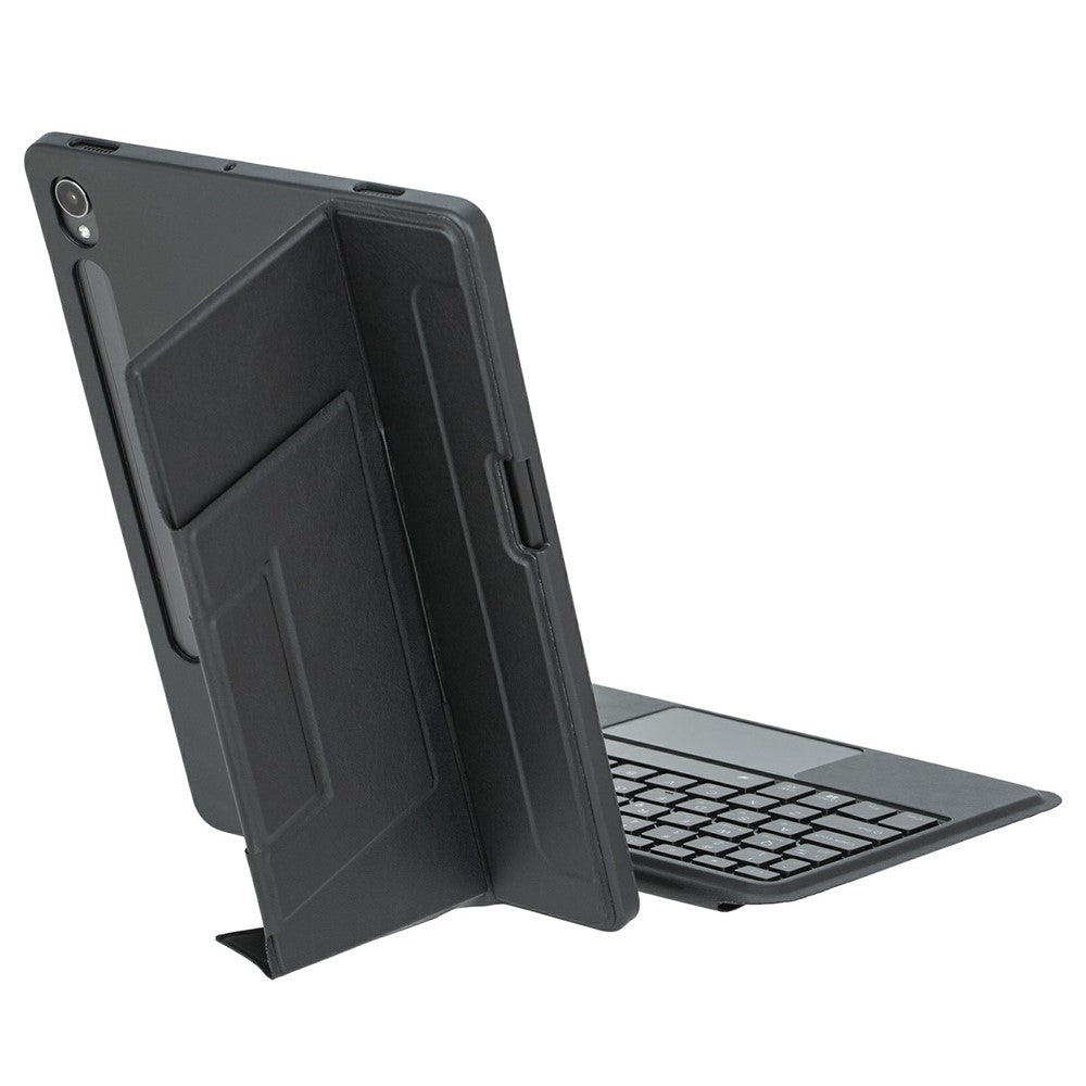 Til Samsung Galaxy Tab S9 FE / Tab S9 X710 / 716B / 718U Flydende Bluetooth-kompatibelt Tastatur Stand Etui med Baggrundsbelysning