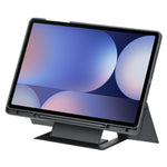Bluetooth-kompatibelt tastatur til Samsung Galaxy Tab S10+ X820 / S9 FE+ X610 / X616 / S9+ X810 / X816B / X818U etui med flydende stander