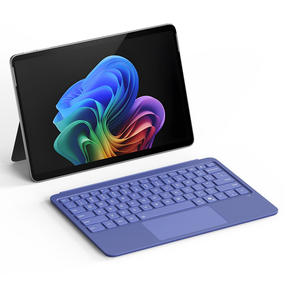 WP-12 For Microsoft Surface Pro 12 Inch Magnetic Wireless Bluetooth-compatible Keyboard with 7-Color Backlit