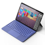 WP-12 For Microsoft Surface Pro 12 Inch Magnetic Wireless Bluetooth-compatible Keyboard with 7-Color Backlit