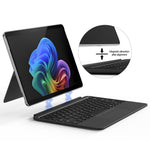 WP-12 For Microsoft Surface Pro 12 Inch Magnetic Wireless Bluetooth-compatible Keyboard with 7-Color Backlit