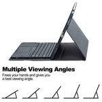 AM33 For Lenovo Xiaoxin Pad 2025 Ultra Thin Leather Case Detachable Bluetooth-Compatible Keyboard Cover