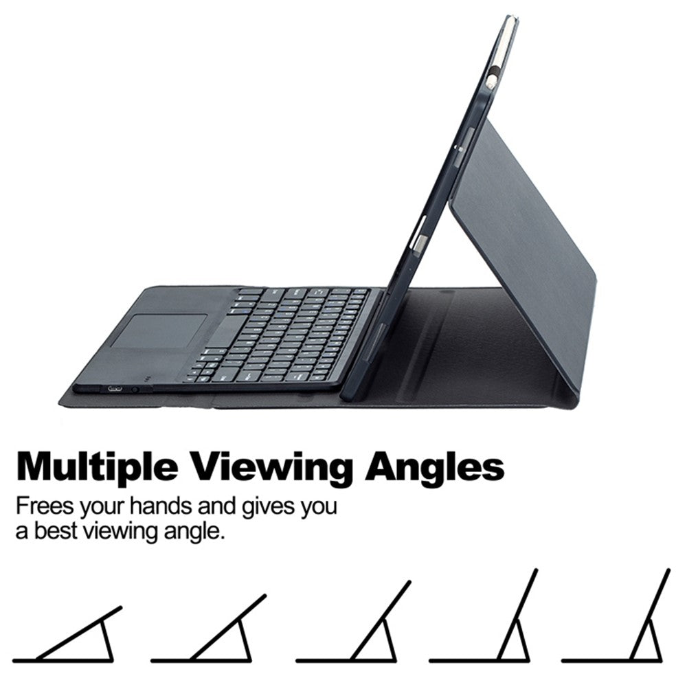 AM33 For Lenovo Xiaoxin Pad 2025 Ultra Thin Leather Case Detachable Bluetooth-Compatible Keyboard Cover