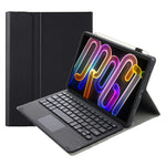 AM32-A For Lenovo Xiaoxin Pad Pro GT Leather TPU Tablet Cover with Touchpad Bluetooth-Compatible Keyboard