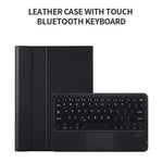 AM32-A For Lenovo Xiaoxin Pad Pro GT Leather TPU Tablet Cover with Touchpad Bluetooth-Compatible Keyboard