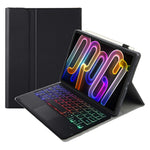 AM32-AS Til Lenovo Xiaoxin Pad Pro GT Læder Tabletcover med Baggrundsbelyst Touchpad Trådløst Tastatur