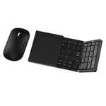 B089 Wireless Keyboard Mouse Set Foldable Mini Bluetooth-Compatible Keyboard for Tablet Laptop
