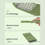 NILLKIN Cube Pocket Keyboard Foldable Bluetooth-Compatible Keyboard with Touchpad for iPad Android Windows