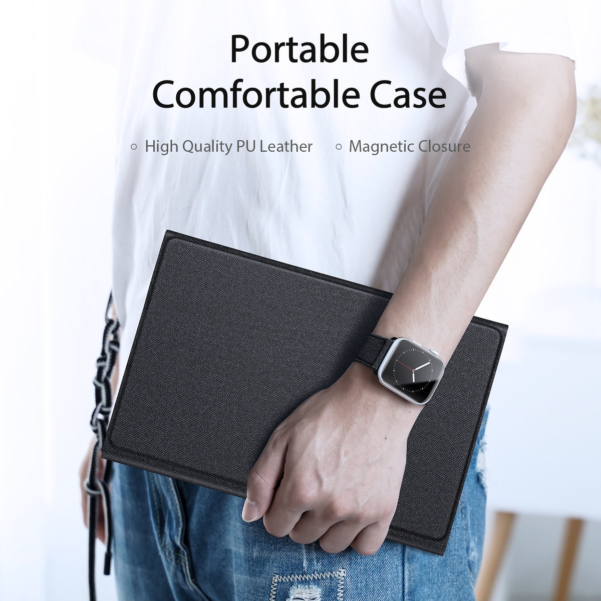 DUX DUCIS For Samsung Galaxy Tab A9 / Galaxy Tab A11 Bluetooth-compatible Keyboard  TK Series Leather Cover Stand with Touchpad