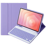 A730B til Samsung Galaxy Tab S11 aftageligt læderetui Bluetooth-kompatibelt tastatur med penneåbning