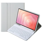 A730B til Samsung Galaxy Tab S11 aftageligt læderetui Bluetooth-kompatibelt tastatur med penneåbning