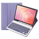A730B til Samsung Galaxy Tab S11 aftageligt læderetui Bluetooth-kompatibelt tastatur med penneåbning