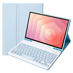 A730B til Samsung Galaxy Tab S11 aftageligt læderetui Bluetooth-kompatibelt tastatur med penneåbning