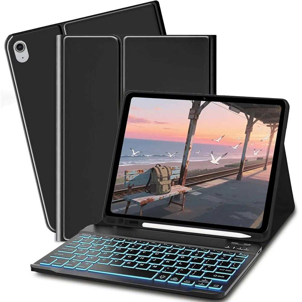SK-S11D for Samsung Galaxy Tab S11 SM-X730 / SM-X736 / SM-X736B Protective Case with Detachable Backlit Wireless Keyboard
