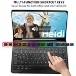 SK-S11D for Samsung Galaxy Tab S11 SM-X730 / SM-X736 / SM-X736B Protective Case with Detachable Backlit Wireless Keyboard