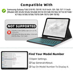 SK-S11D for Samsung Galaxy Tab S11 SM-X730 / SM-X736 / SM-X736B Protective Case with Detachable Backlit Wireless Keyboard