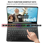 SK-S11D Protective Case with Keyboard / Mouse for Samsung Galaxy Tab S11 SM-X730 / SM-X736 / SM-X736B Detachable Backlit Wireless Keyboard Cover
