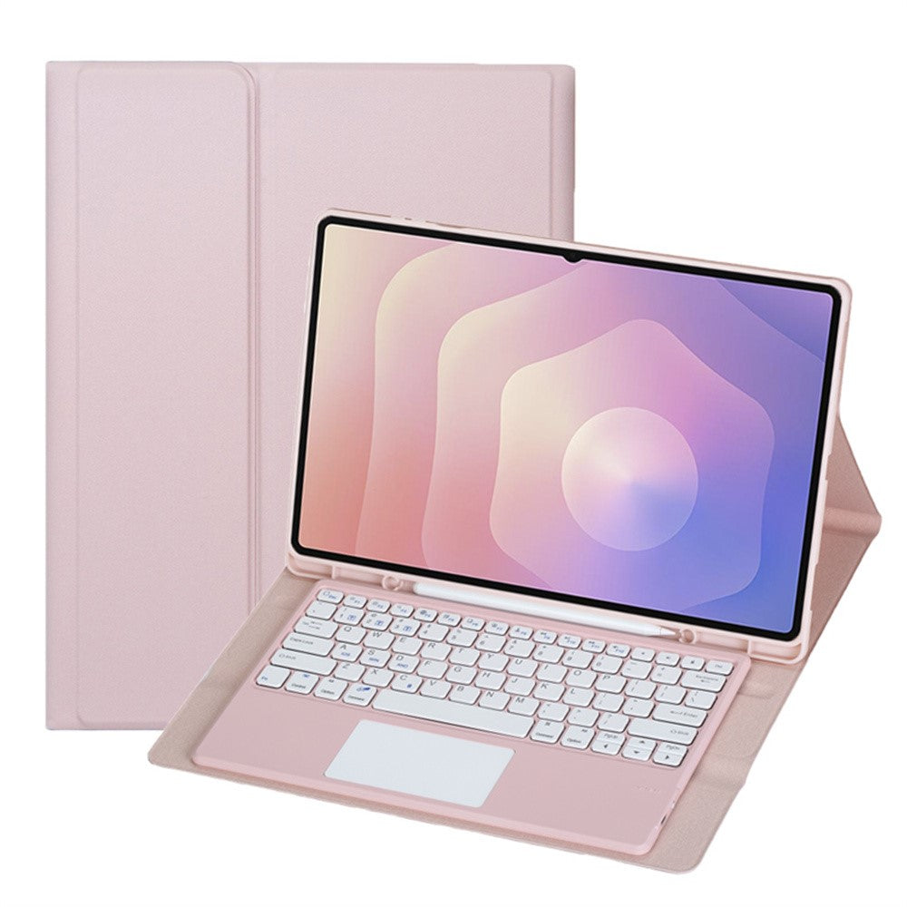 A930B-A Til Samsung Galaxy Tab S11 Ultra Bluetooth-kompatibelt Touchpad Tastatur Aftageligt Læderetui med Penneholder