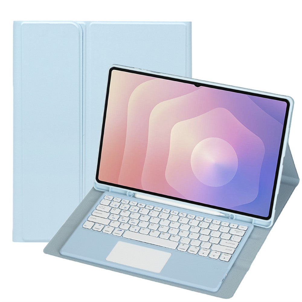 A930B-A Til Samsung Galaxy Tab S11 Ultra Bluetooth-kompatibelt Touchpad Tastatur Aftageligt Læderetui med Penneholder