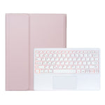 A930B-AS For Samsung Galaxy Tab S11 Ultra Bluetooth-compatible Touchpad Keyboard Detachable Leather Case with Backlit and Pen Slot