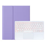 A930B-AS For Samsung Galaxy Tab S11 Ultra Bluetooth-compatible Touchpad Keyboard Detachable Leather Case with Backlit and Pen Slot