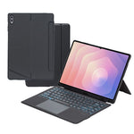 T930B-AS For Samsung Galaxy Tab S11 Ultra Detachable Bluetooth-compatible Keyboard Stand Case with Touchpad and Backlit