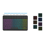 RGB-S11 For Samsung Galaxy Tab S11 Bluetooth-compatible Keyboard PU Leather Stand Case with RGB Backlit
