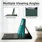 RGB-S11 For Samsung Galaxy Tab S11 Bluetooth-compatible Keyboard PU Leather Stand Case with RGB Backlit