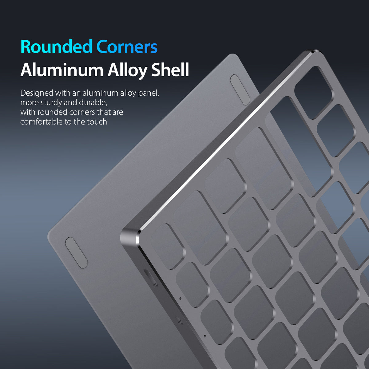 DUX DUCIS Aluminum Alloy Keyboard Wireless Keyboard LK mini Series Aluminum Alloy Keyboard for Laptops/Tablets/Phones