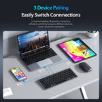 DUX DUCIS Aluminum Alloy Keyboard Wireless Keyboard LK mini Series Aluminum Alloy Keyboard for Laptops/Tablets/Phones