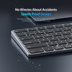 DUX DUCIS Aluminum Alloy Keyboard Wireless Keyboard LK mini Series Aluminum Alloy Keyboard for Laptops/Tablets/Phones