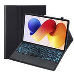 A0N19-AS For Xiaomi Redmi Pad 2 Pro / Poco Pad M1 Detachable Bluetooth-compatible Keyboard Stand Case with Touchpad and Backlit