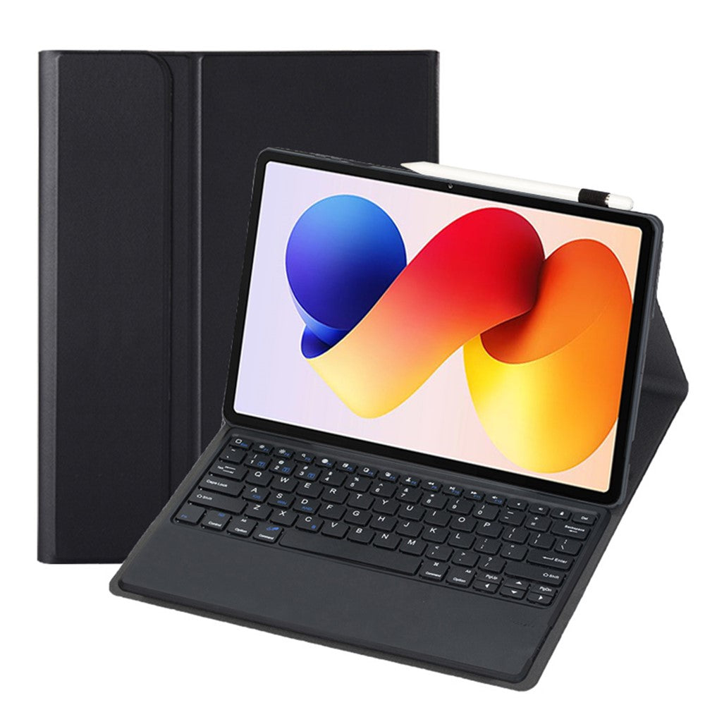 A0N19 For Xiaomi Redmi Pad 2 Pro / Poco Pad M1 Detachable Bluetooth-compatible Keyboard Stand Case