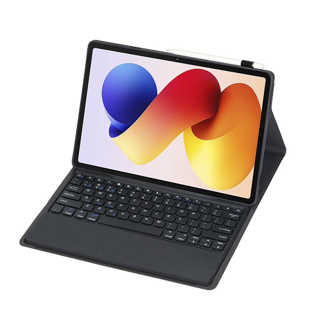 A0N19 For Xiaomi Redmi Pad 2 Pro / Poco Pad M1 Detachable Bluetooth-compatible Keyboard Stand Case