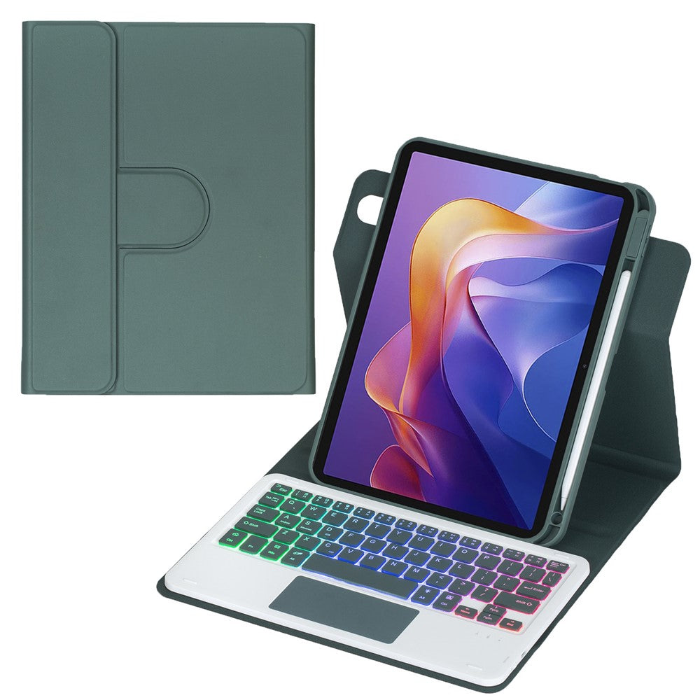 L0N15B-AS Keyboard Case with Touchpad / Backlit for Xiaomi Redmi Pad 2 11 Wireless Detachable Folio Keyboard Cover