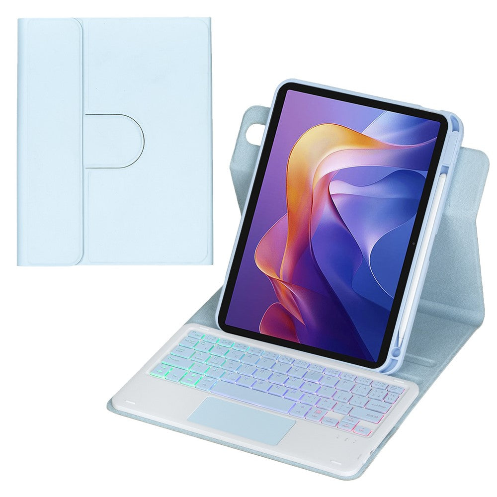 L0N15B-AS Keyboard Case with Touchpad / Backlit for Xiaomi Redmi Pad 2 11 Wireless Detachable Folio Keyboard Cover