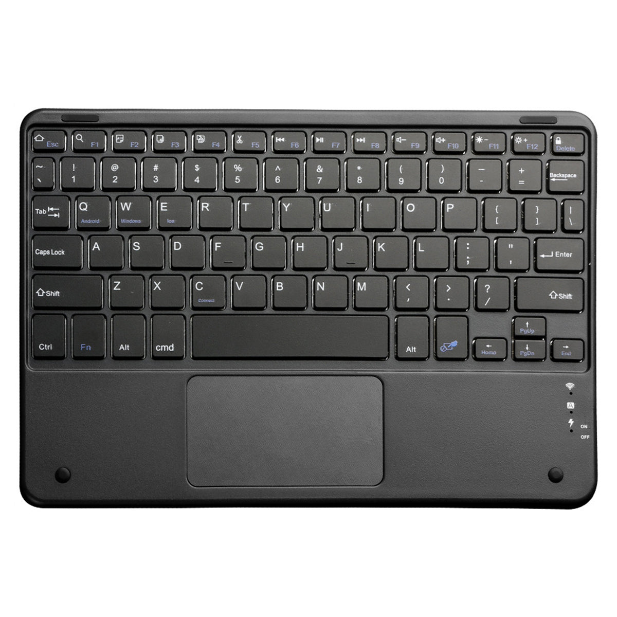 Ultra Thin Wireless Keyboard Magnetic Bluetooth-compatible 5.2 Keyboard with Smart Gesture Control Touchpad