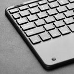 Ultra Thin Wireless Keyboard Magnetic Bluetooth-compatible 5.2 Keyboard with Smart Gesture Control Touchpad