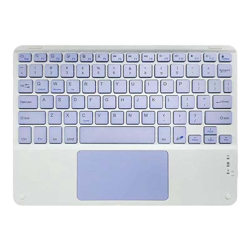 Ultra Thin Wireless Keyboard Magnetic Bluetooth-compatible 5.2 Keyboard with Smart Gesture Control Touchpad